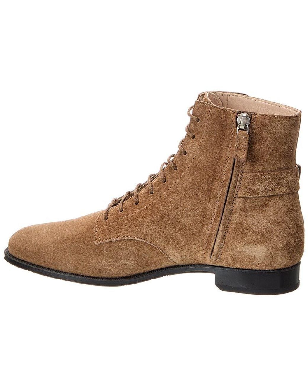 Tod's Brown Gomma Suede Bootie