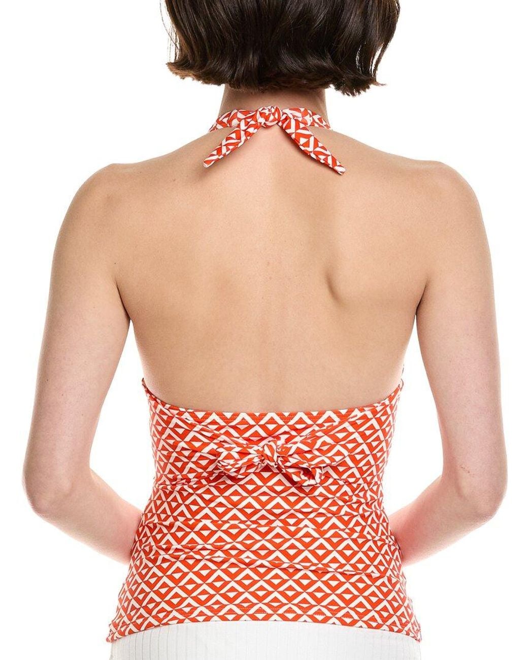 Carmen Marc Valvo Pink 2Pc Tankini Set