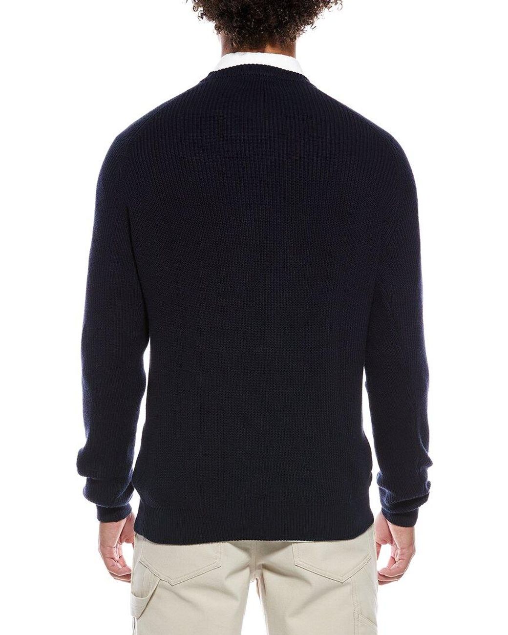 Polo Club St. Martin Blue Girocollo Finezza 7 Crewneck Sweater for men