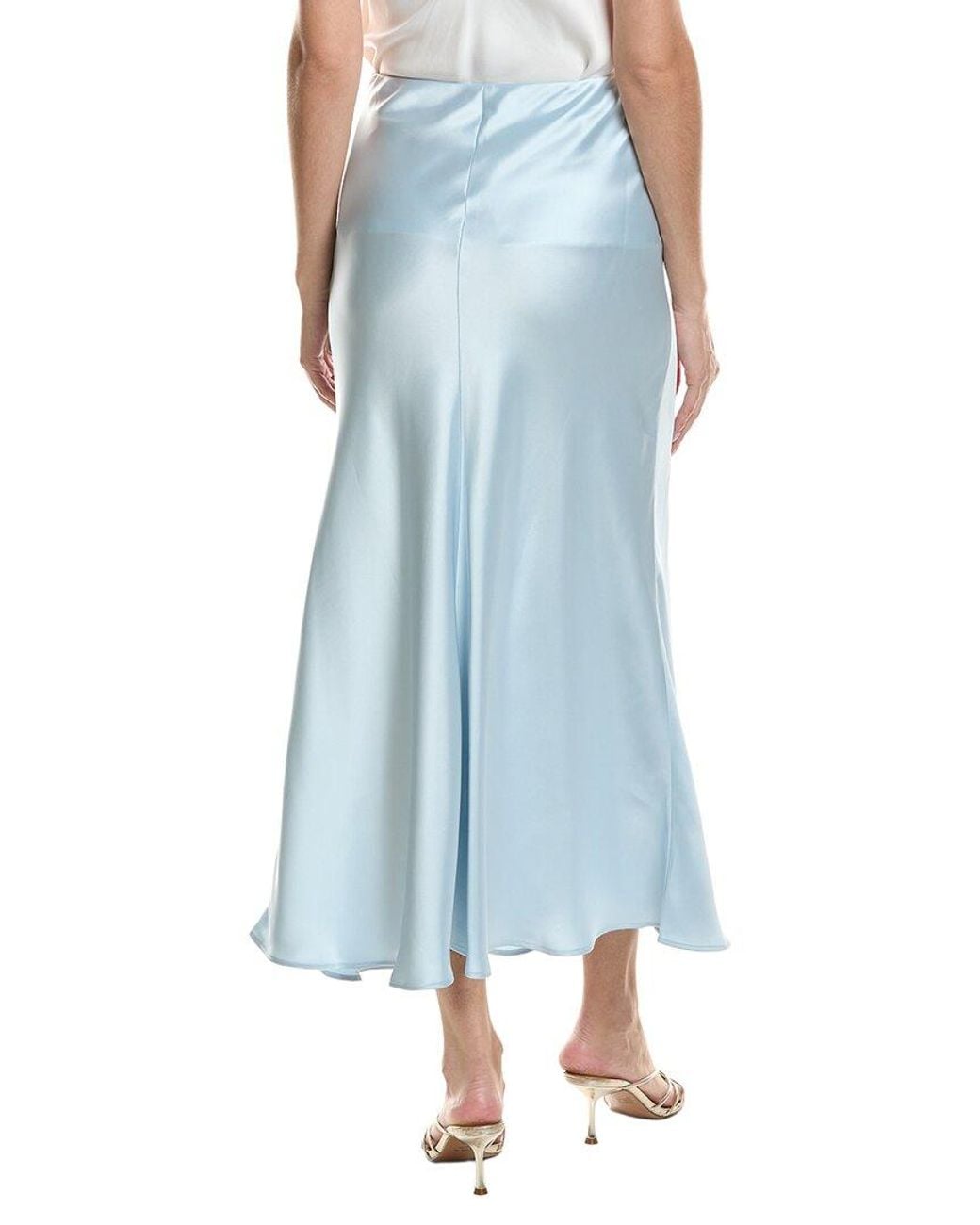 tyler boe Blue Edie Charmeuse Skirt