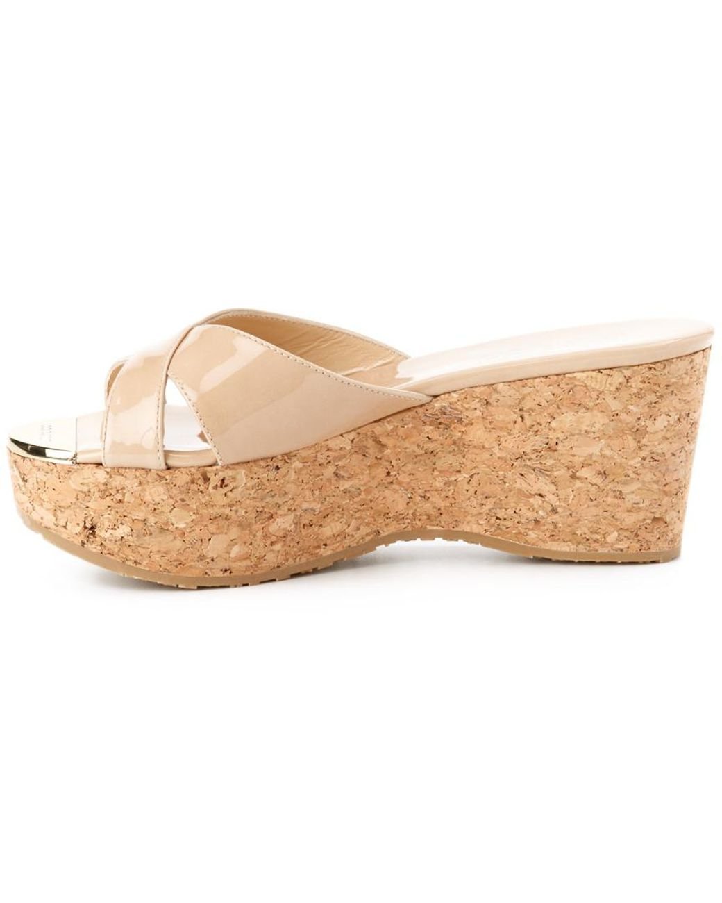 Jimmy choo hotsell patent wedges