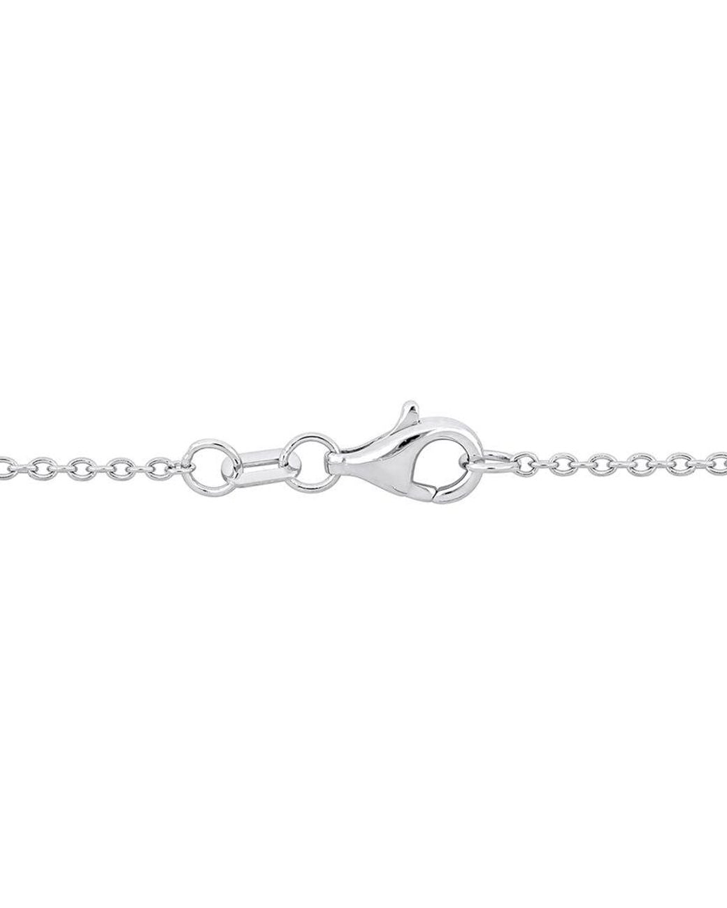 Rina Limor White 14k 0.14 Ct. Tw. Diamond Necklace