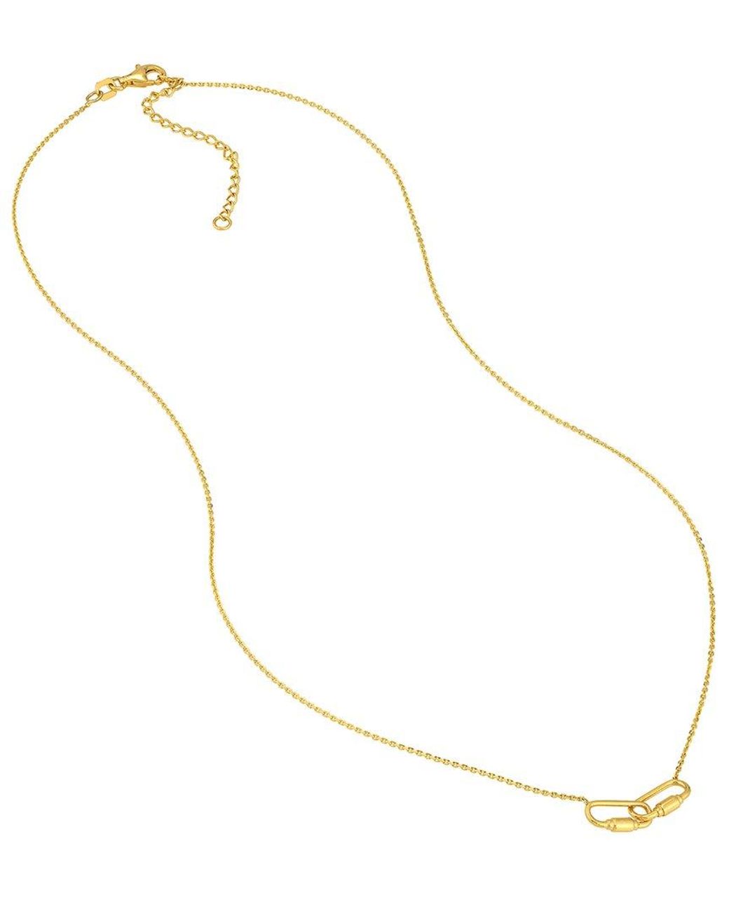 HAWLEY ST Metallic 14K Fashion Necklace