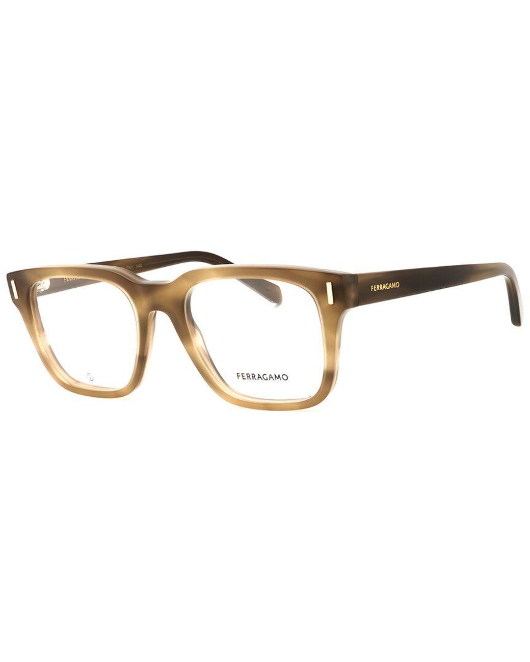 Ferragamo Brown 54Mm Optical Frames