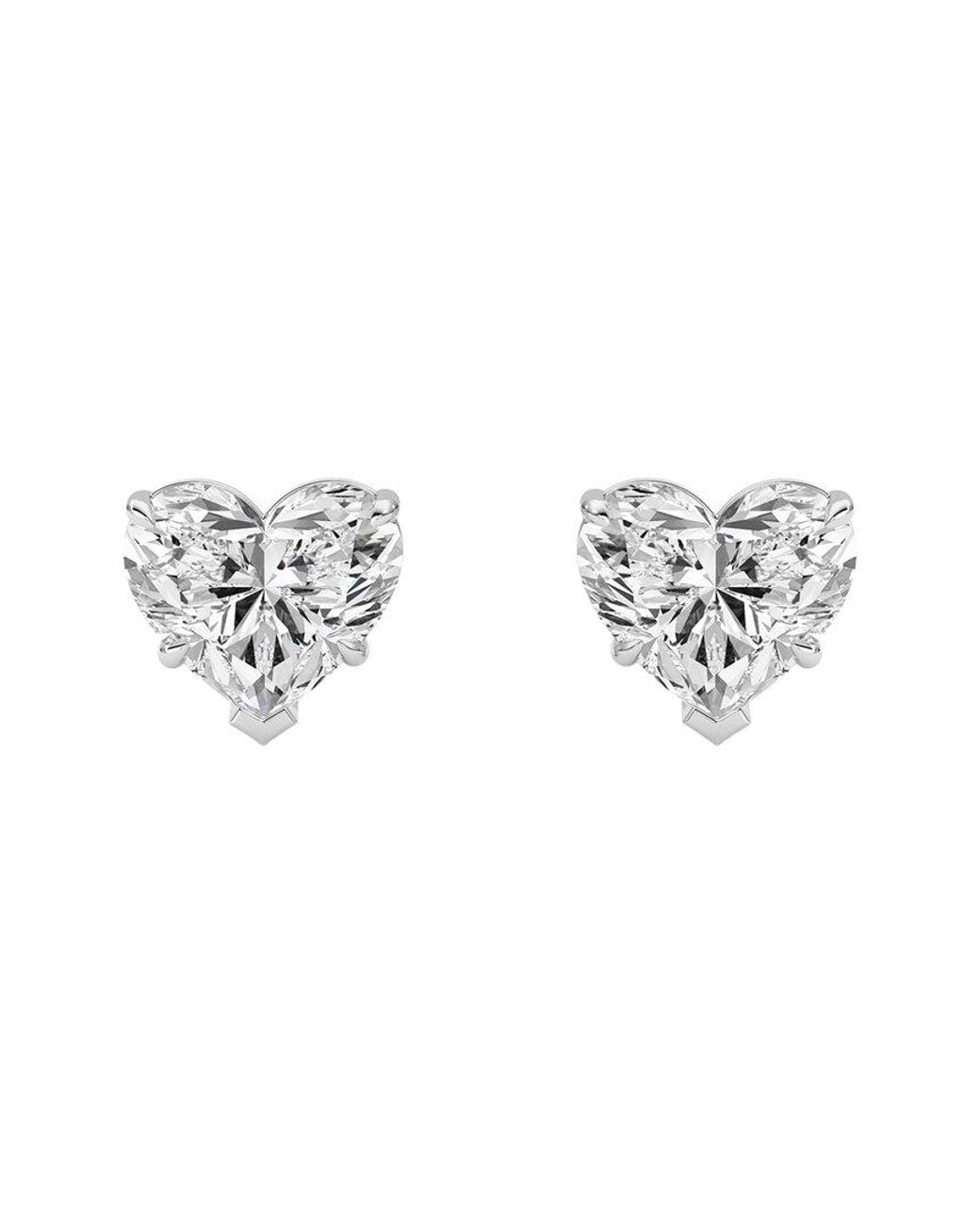Lab Grown Diamonds Metallic 14K 8.00 Ct. Tw. Lab-Grown Diamond Earrings