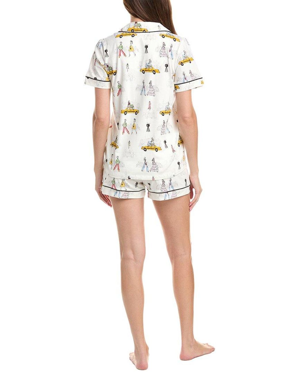 Bedhead White 2Pc Short Pajama Set