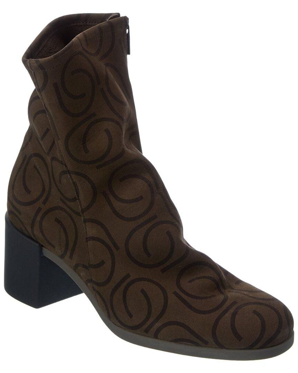 Arche Brown Angbaa Leather Bootie