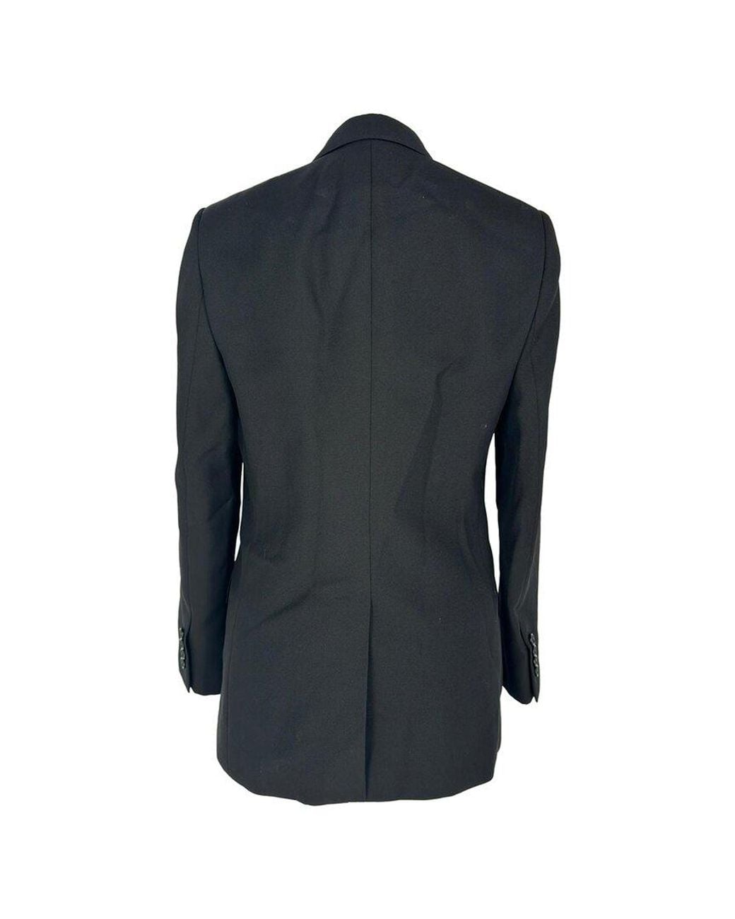 Céline Gray Double-Breasted Tailored Blazer, Size Eu (Authentic Pre-Loved)
