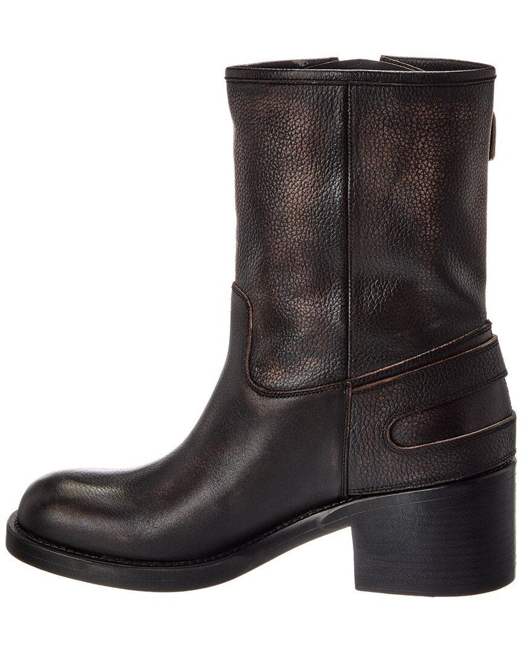 Chloé Black Dakota Leather Bootie