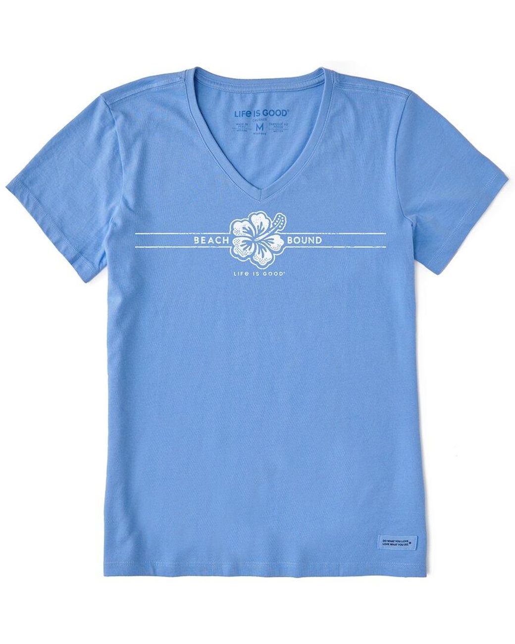 Life Is Good. Blue Crusher Lite T-Shirt