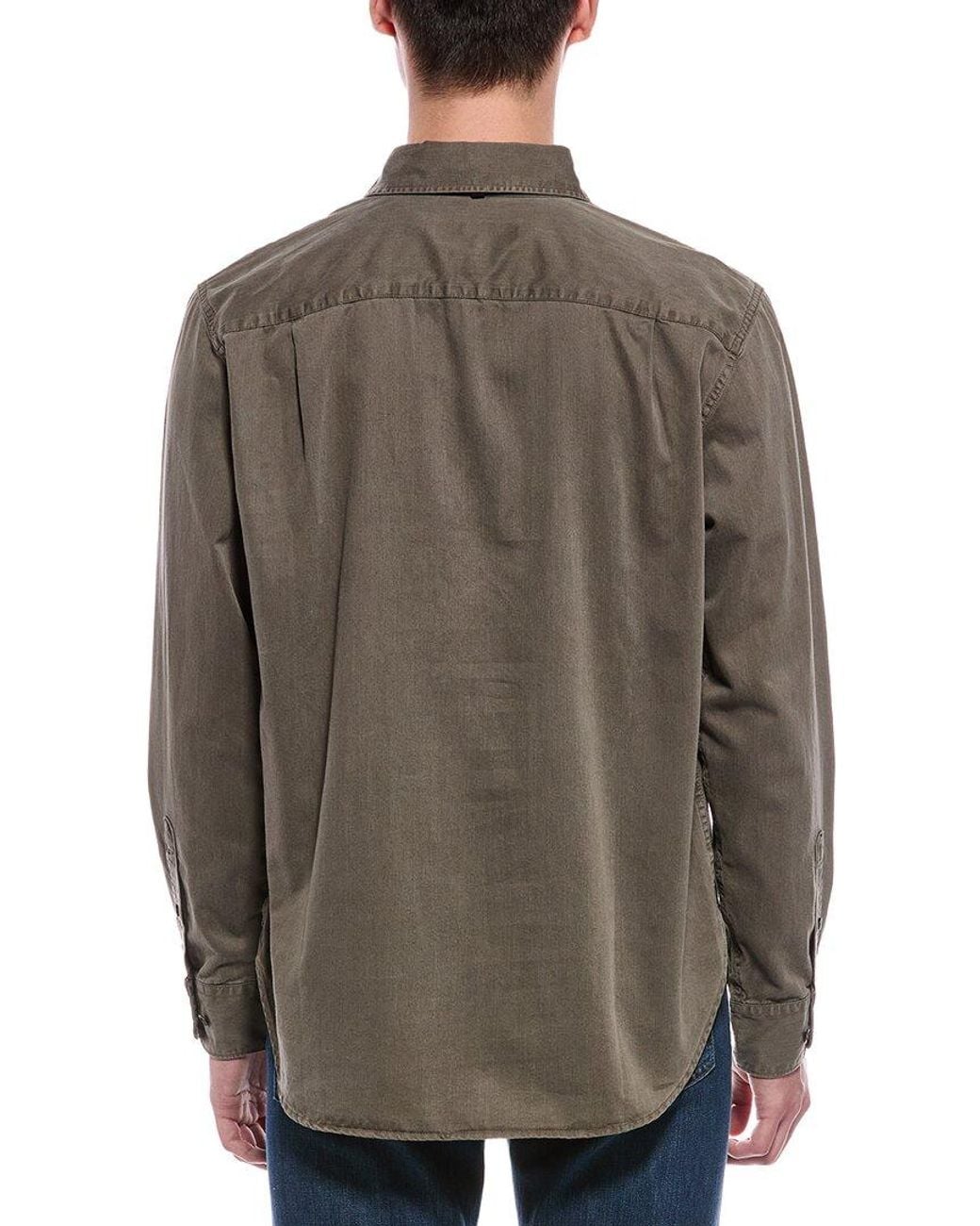 Rag & Bone Brown Overdyed Finch Shirt for men