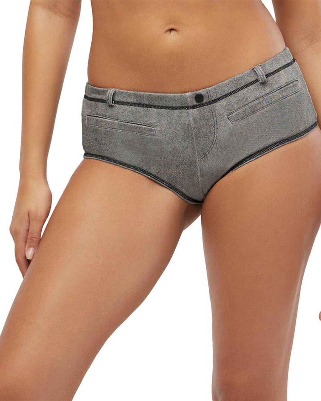 WeWoreWhat Gray Moto Booty Short