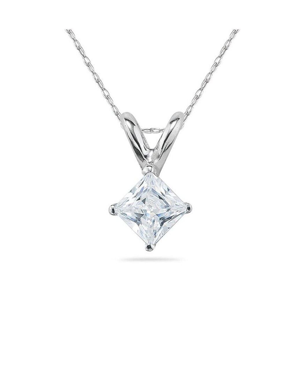 Diamond Select Cuts White 14K 0.1 Ct. Tw. Diamond Necklace