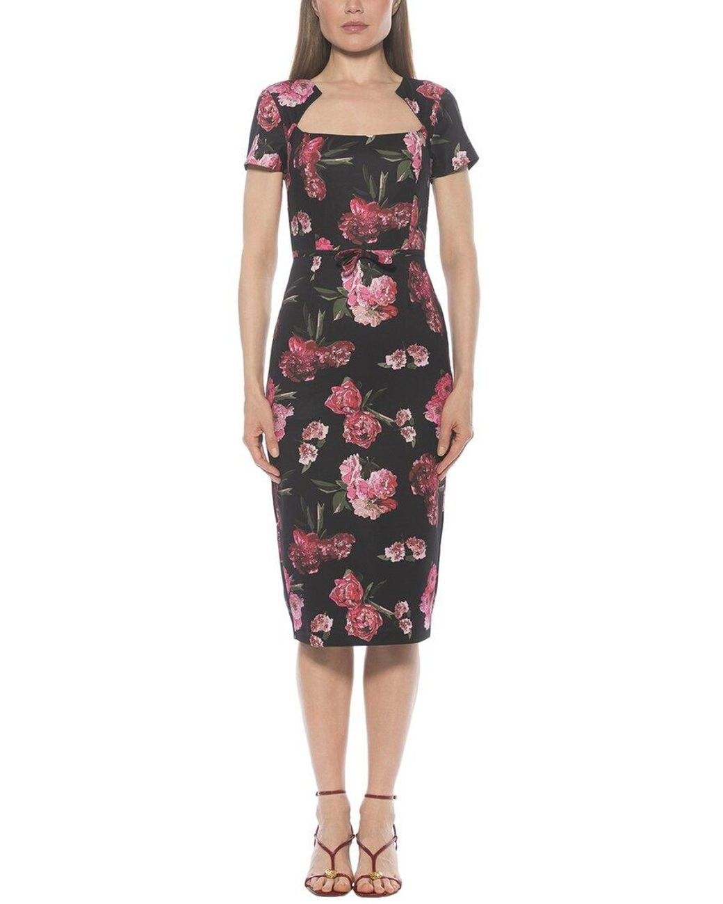 Alexia Admor Red Alma Sheath Dress