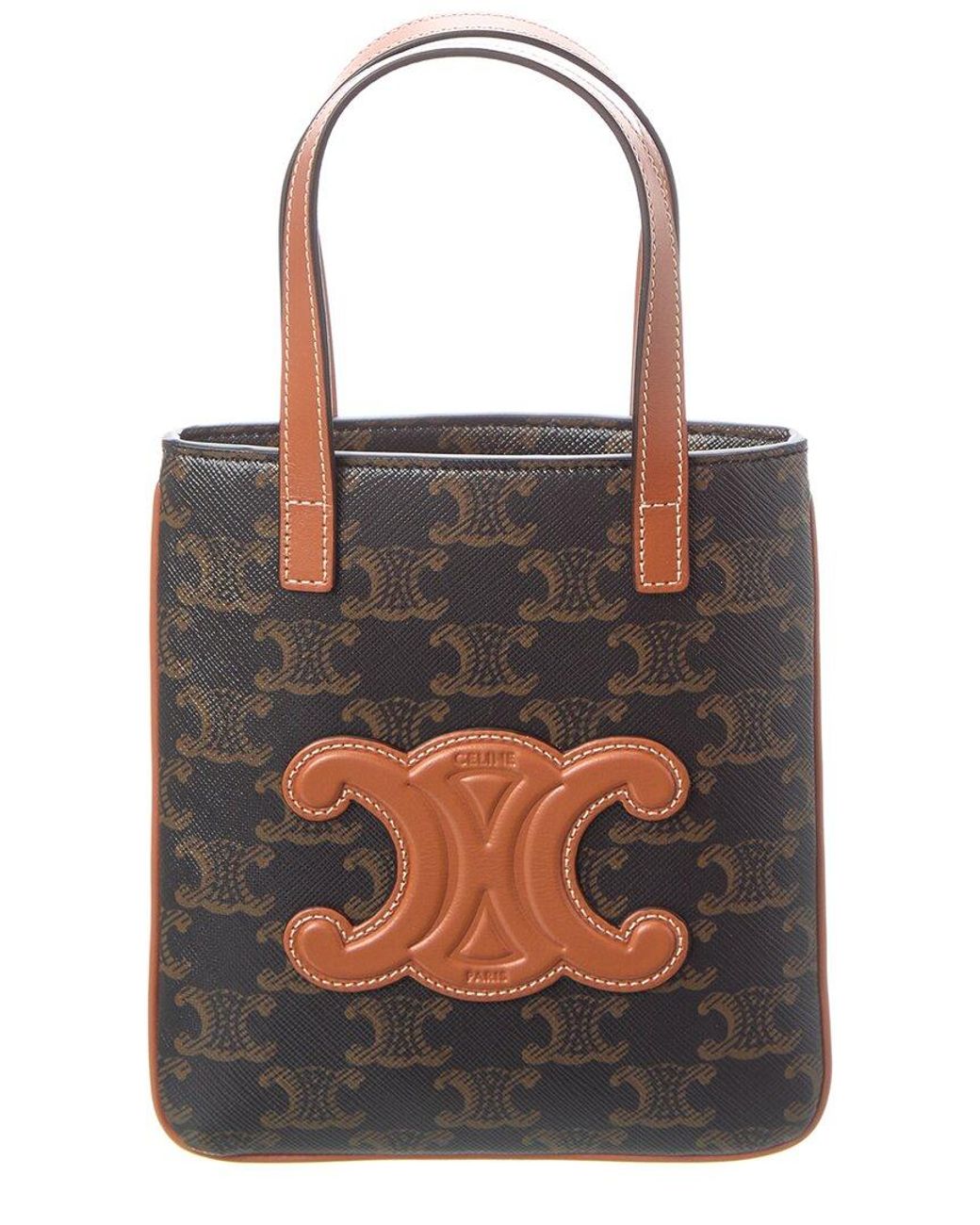 【CELINE】Micro cabas in Triomphe canvas and calfskin 10M742GCE-04LU_1_FW24_P1_W.jpg