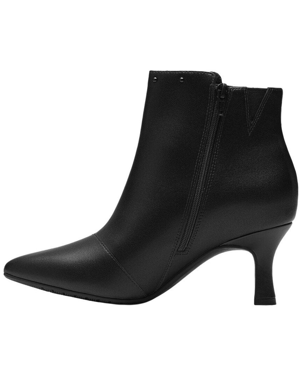 Clarks Black Kataleyna Madi Leather Boot
