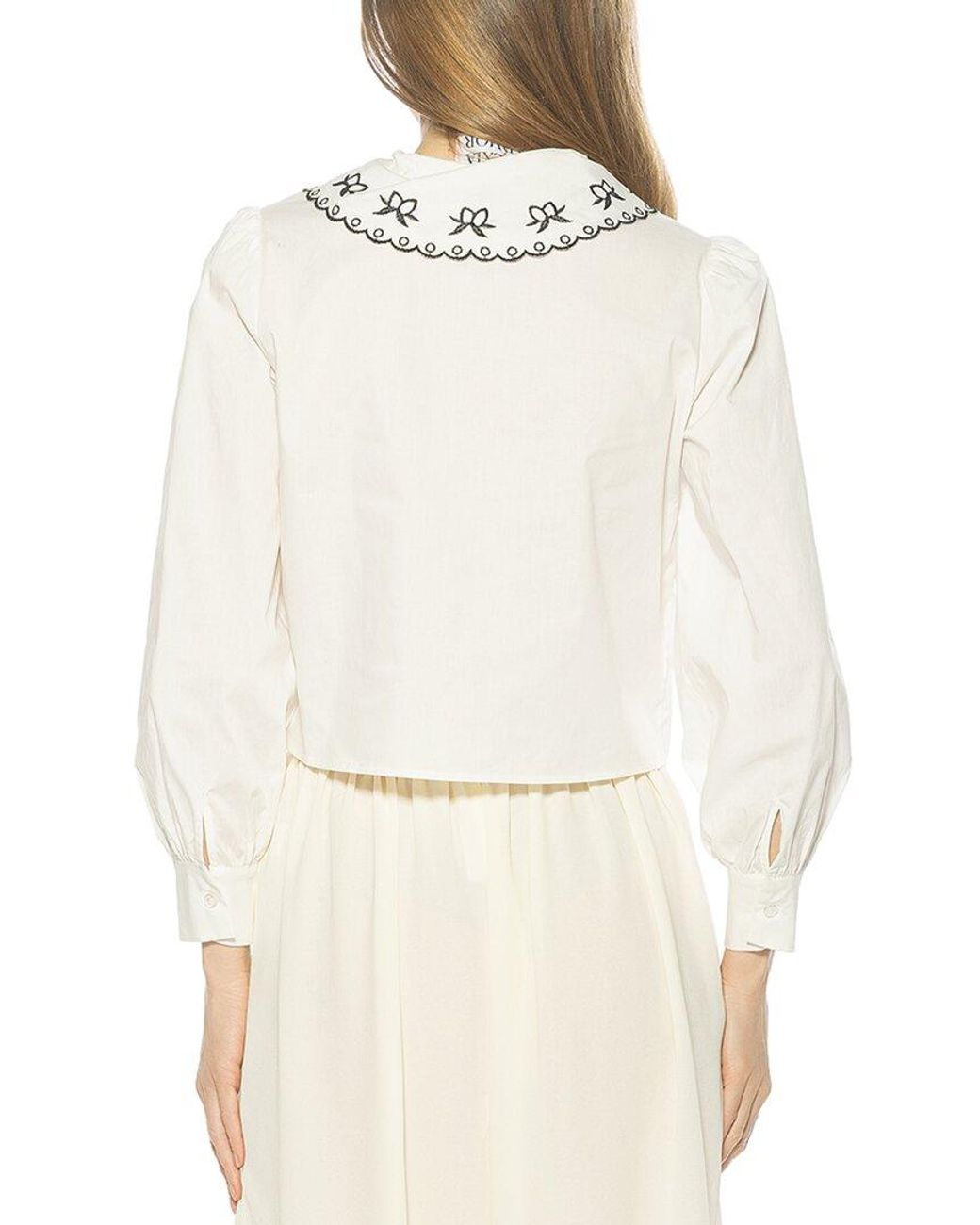 Alexia Admor White Issey Blouse