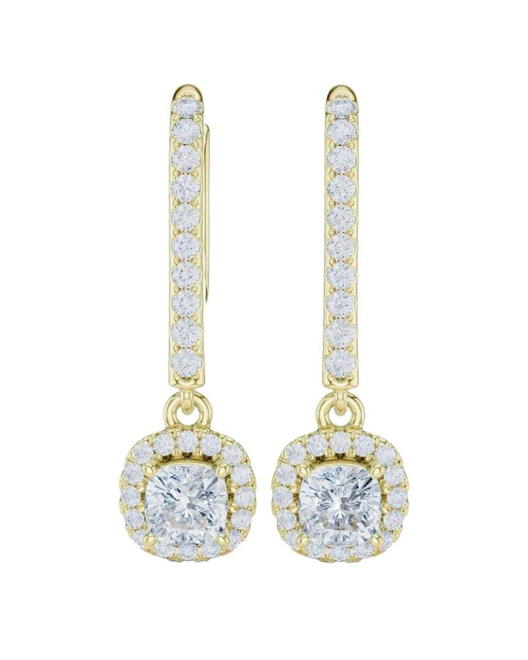 Lab Grown Diamonds White 14K 0.85 Ct. Tw. Lab-Grown Diamond Earrings