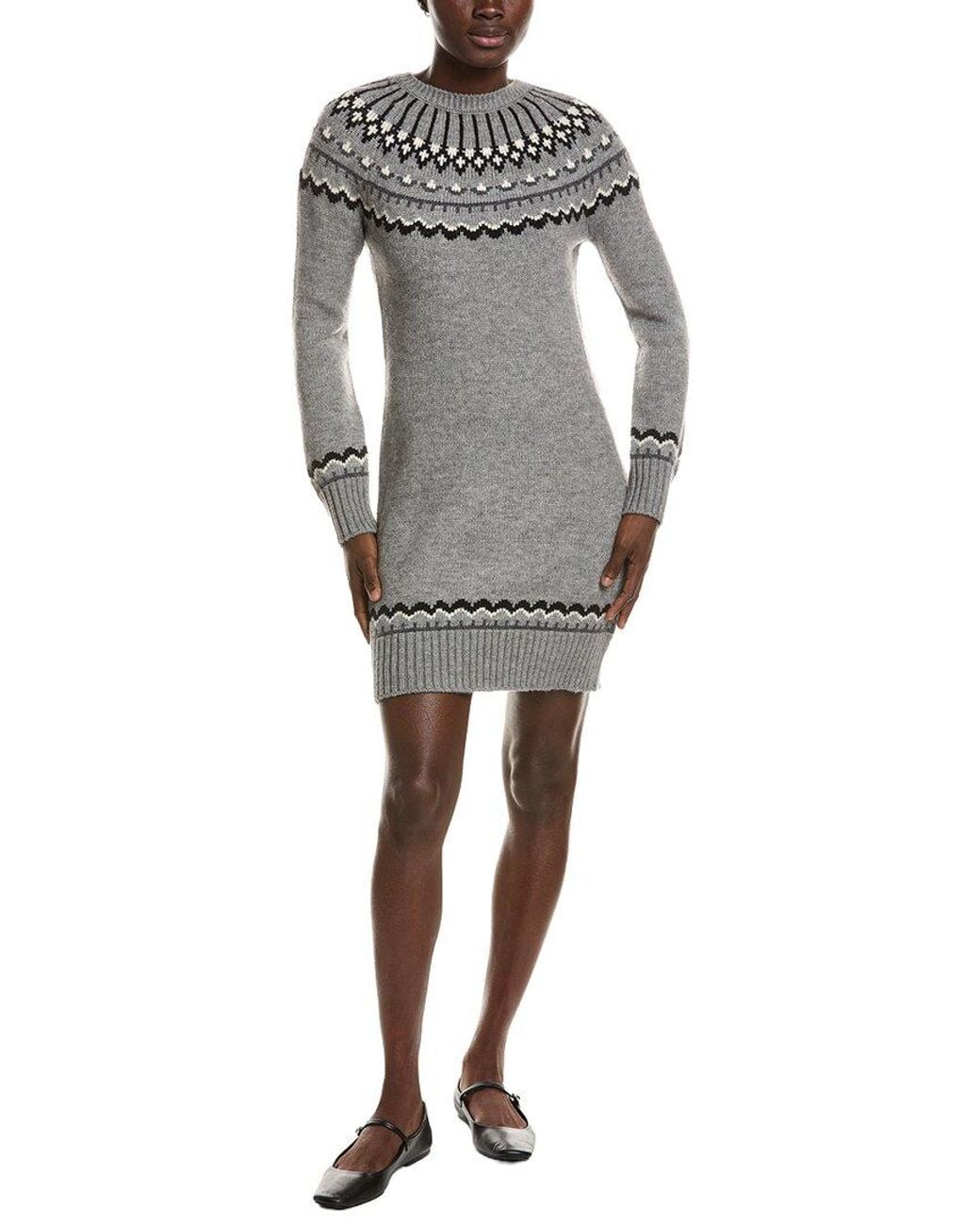 Hunter Gray Fairisle Sweaterdress