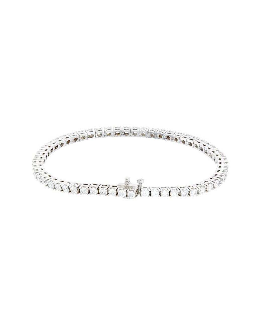 Diana M Metallic 18k 4.70 Ct. Tw. Diamond Tennis Bracelet