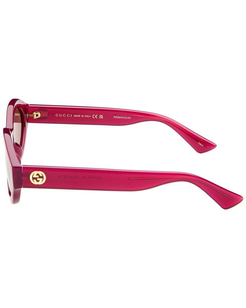 Gucci Pink Gg1579S 53Mm Sunglasses