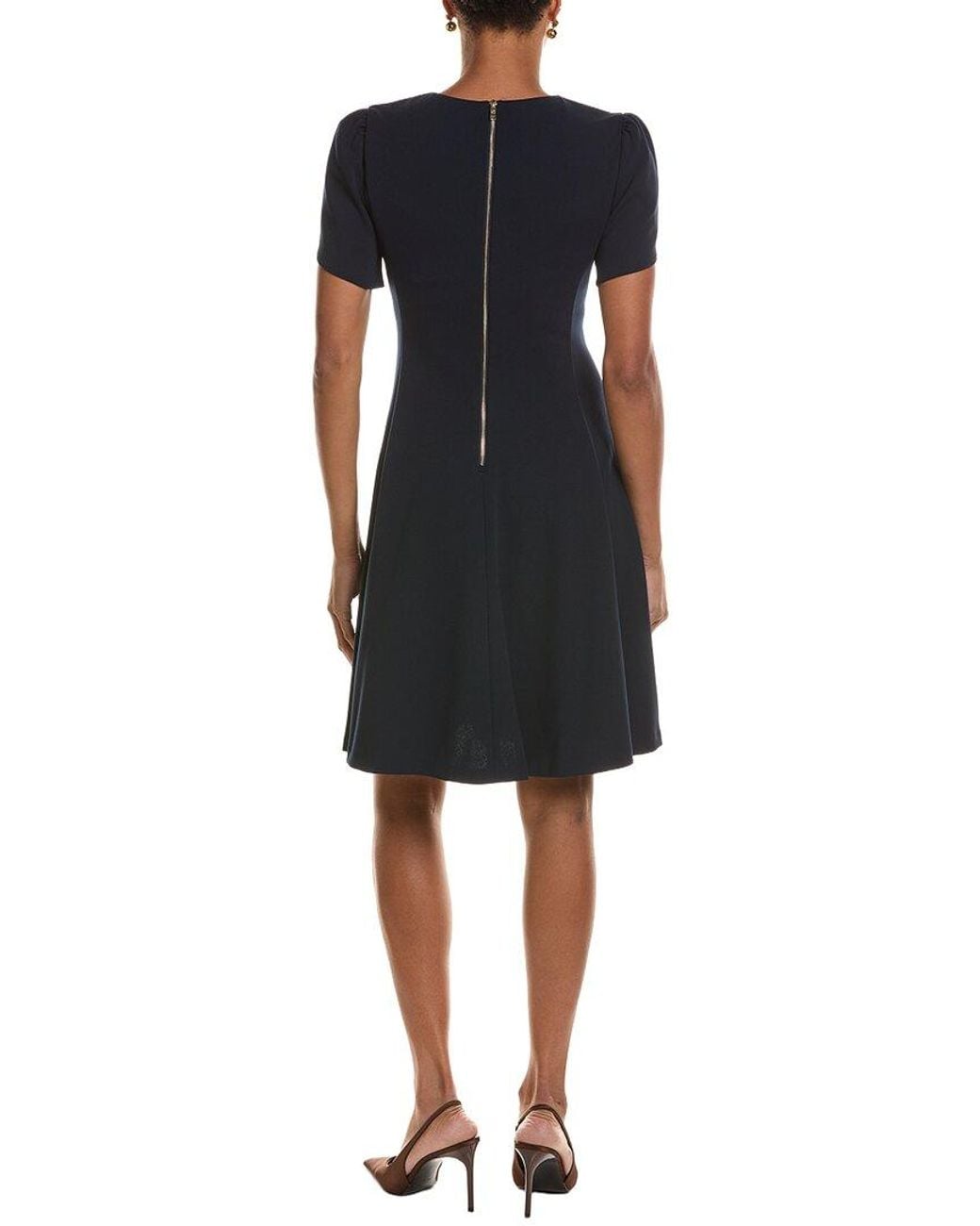 DKNY Black Fit & Flare Dress