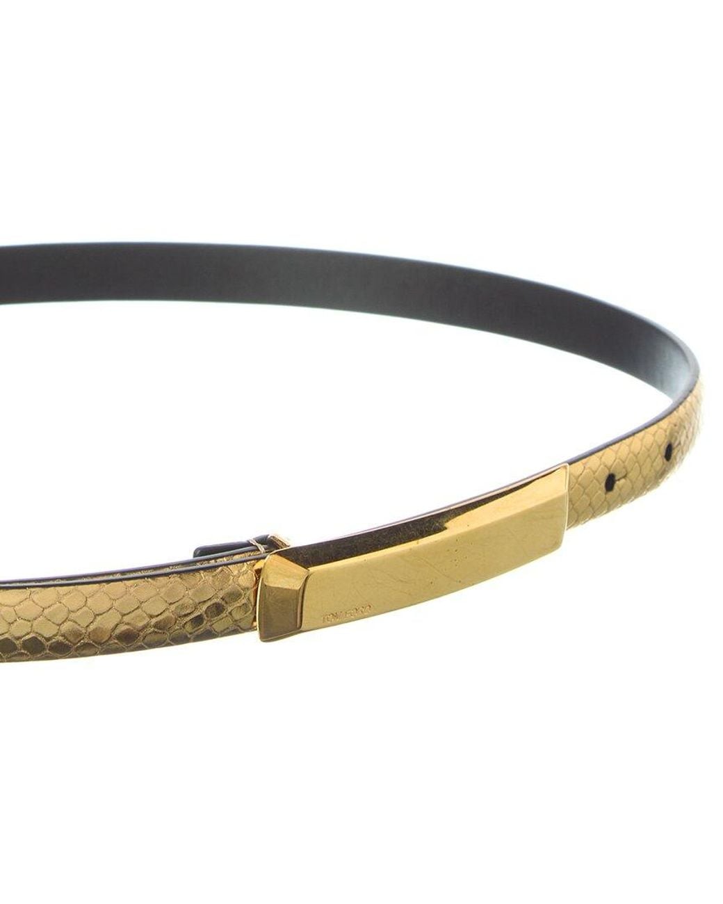 Tom Ford Metallic Leather Belt