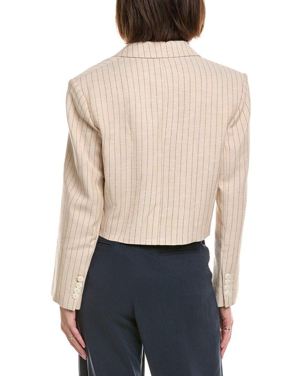 Sandro White Suit Blazer