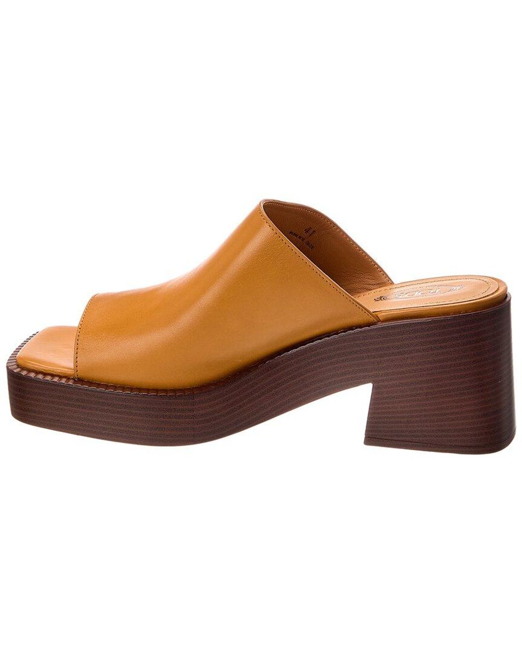 Tod's Brown Leather Sandal