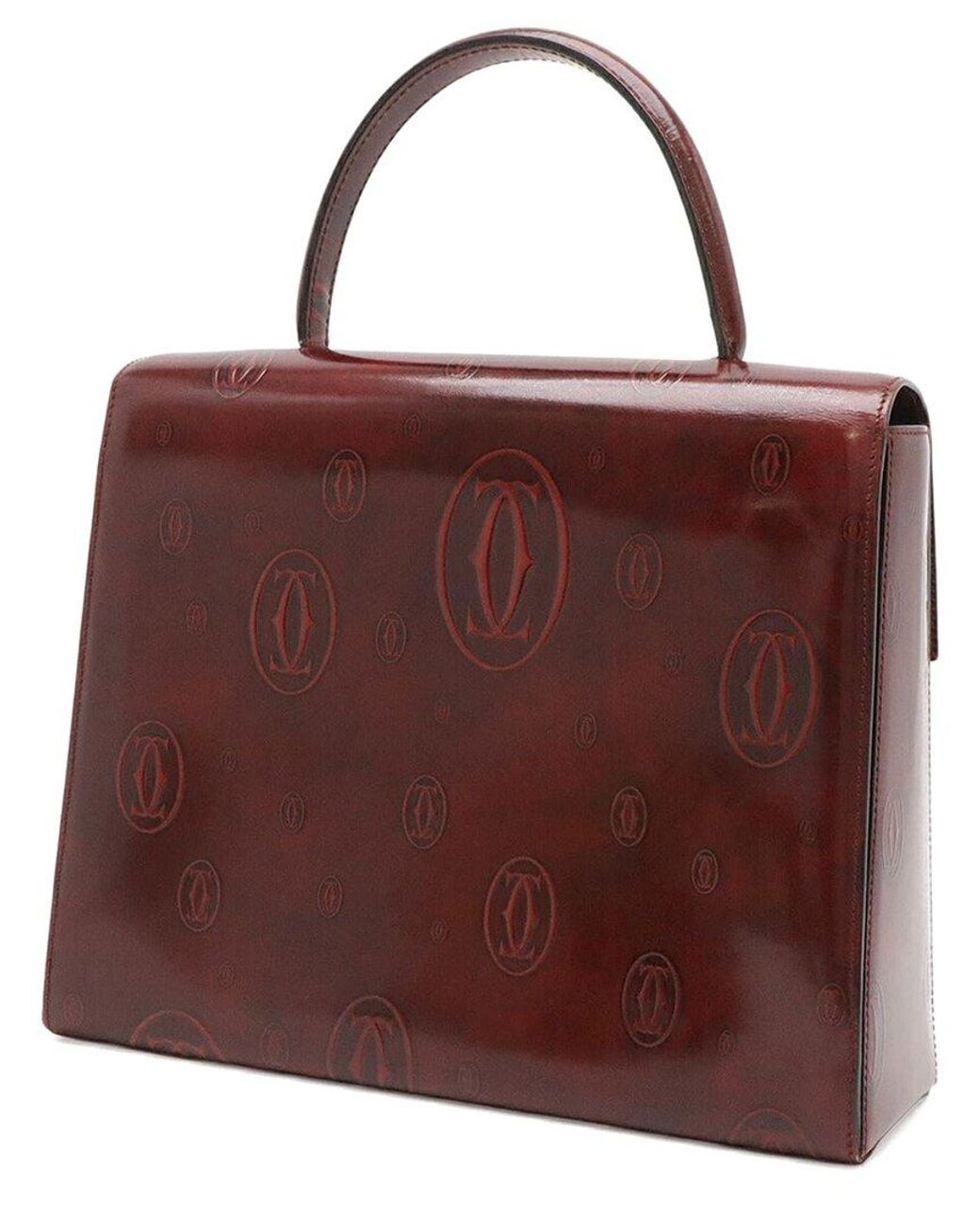 Cartier Red Patent Happy Birthday Handbag (Authentic Pre-Loved)