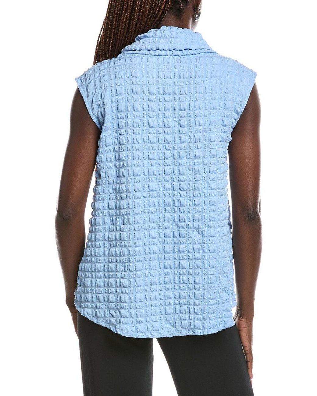Joseph Ribkoff Blue Cinched Top