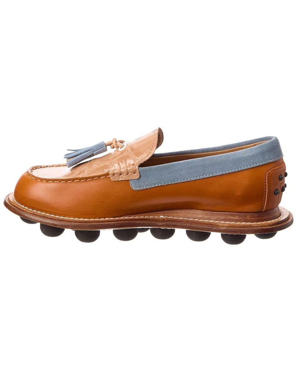 Tod's Brown Leather Loafer