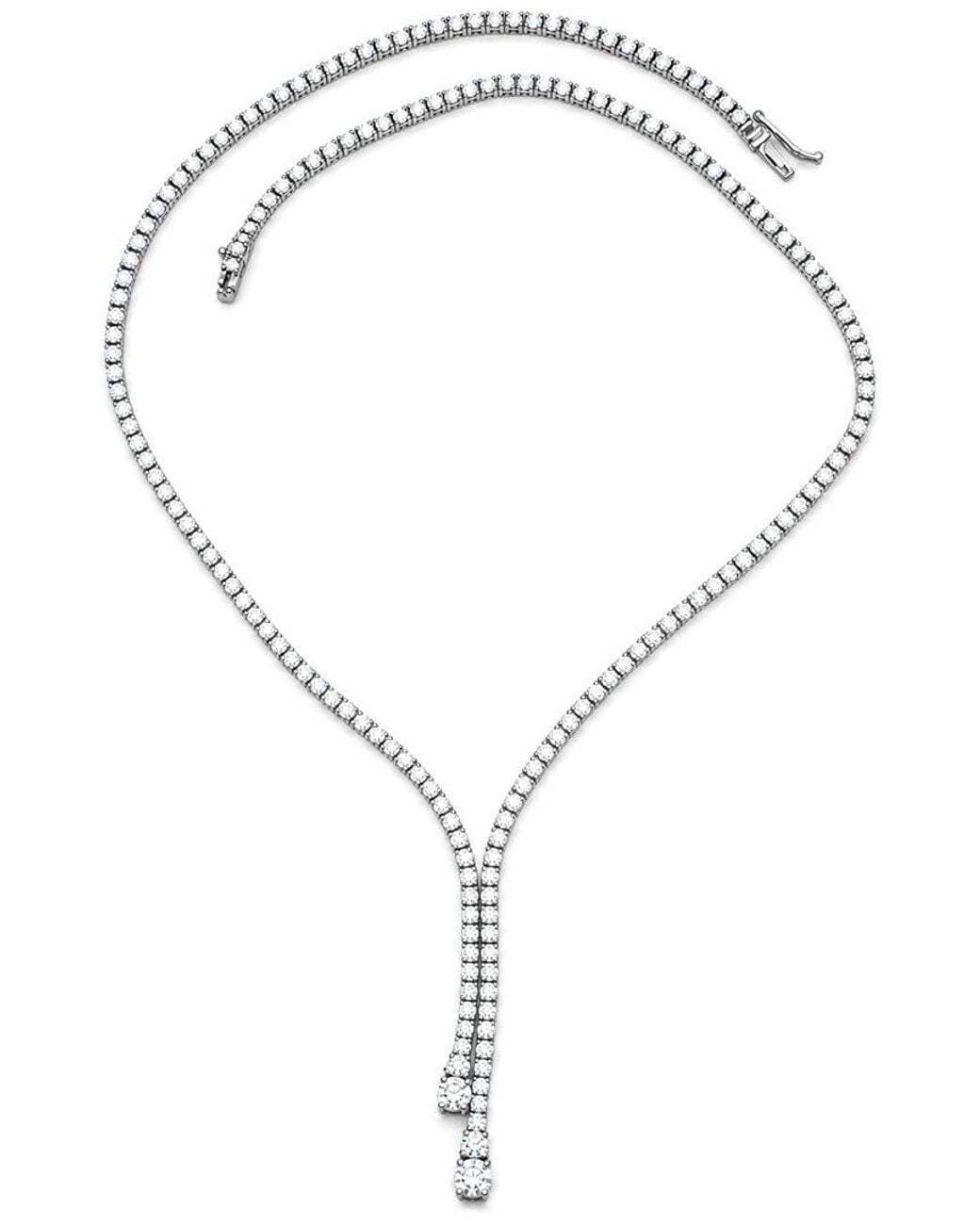 Prince Diamond & Jewelry Metallic 14K 4.60 Ct. Tw. Diamond Tennis Necklace