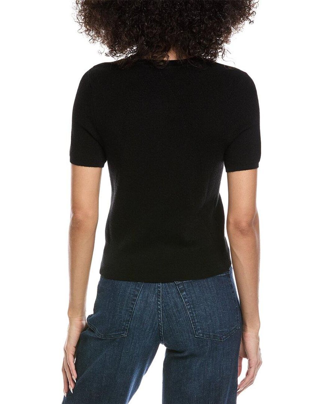 Rag & Bone Black Michal Wool-Blend Cardigan