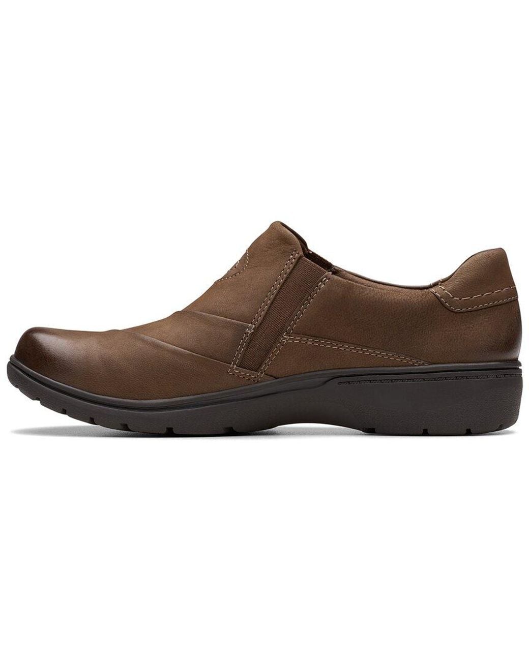 Clarks Brown Carleigh Abby Slip On Loafers