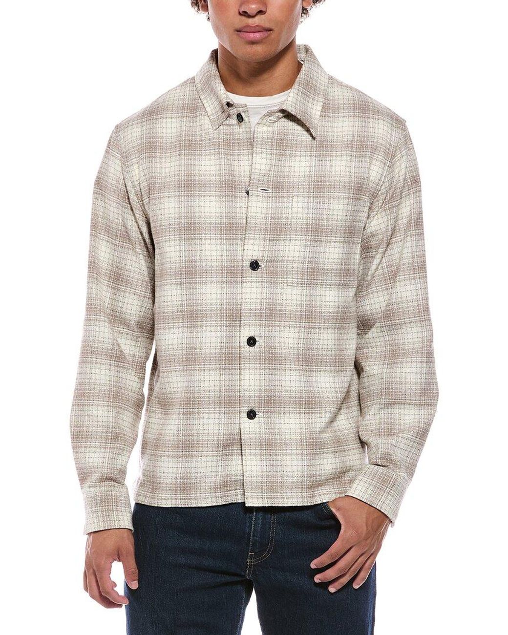 Theory Natural Textured Shirt for men