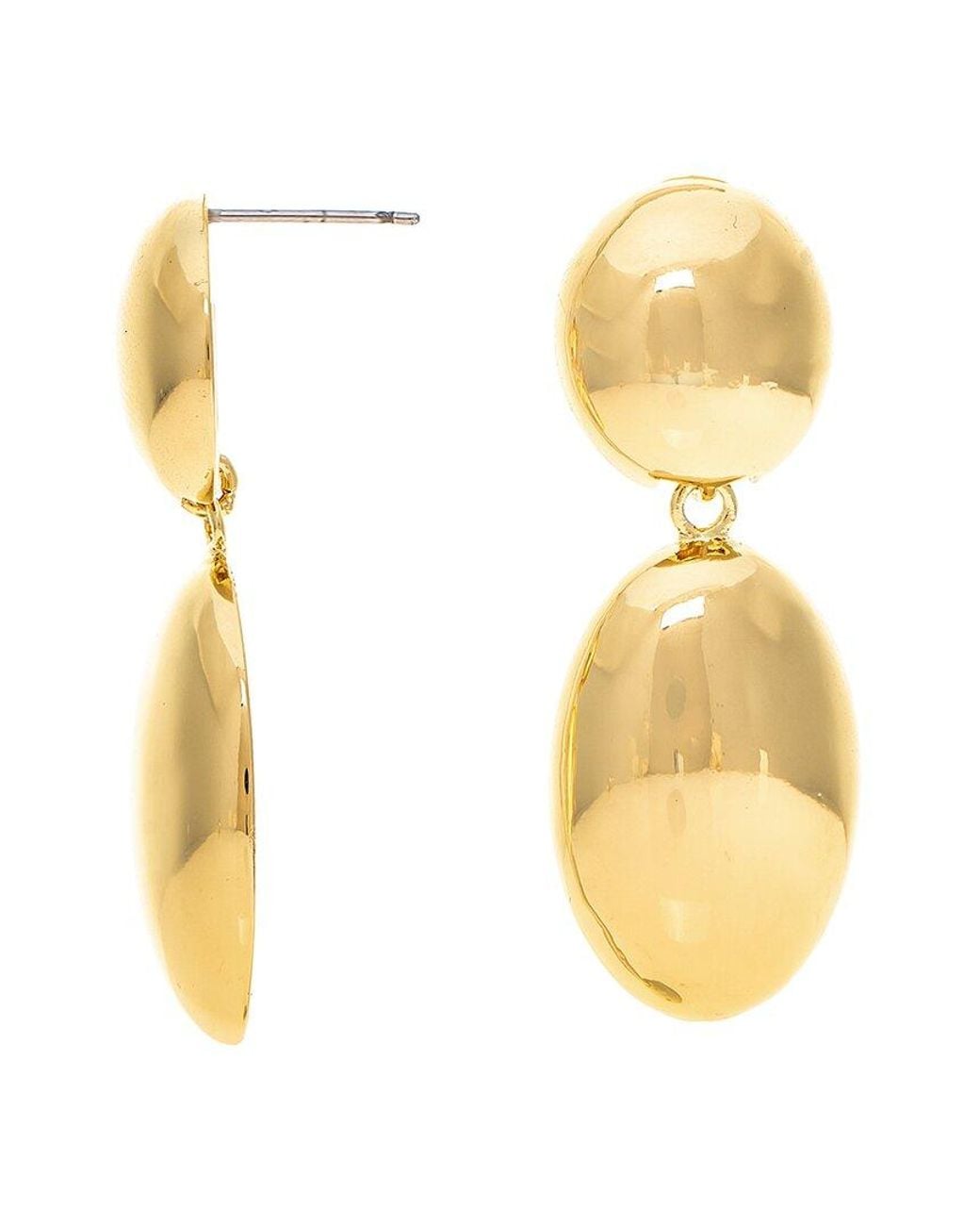 Rivka Friedman Metallic 18K Plated Earrings