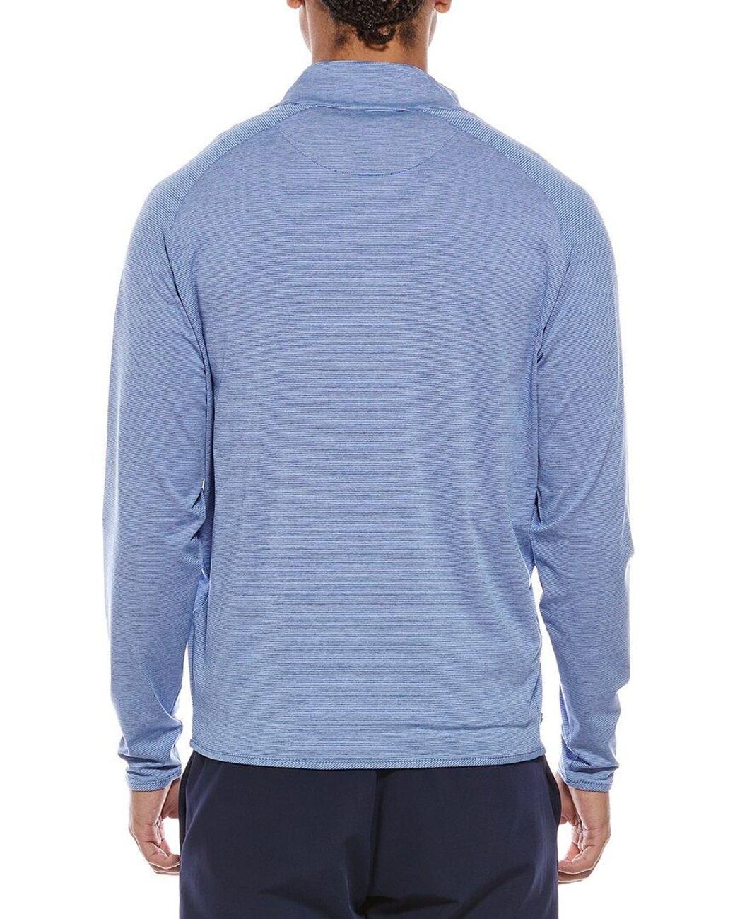 Peter Millar Blue 1/4-Zip Pullover for men
