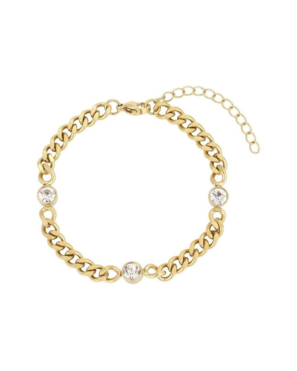 Adornia Metallic 18K Plated Stainless Steel Bracelet