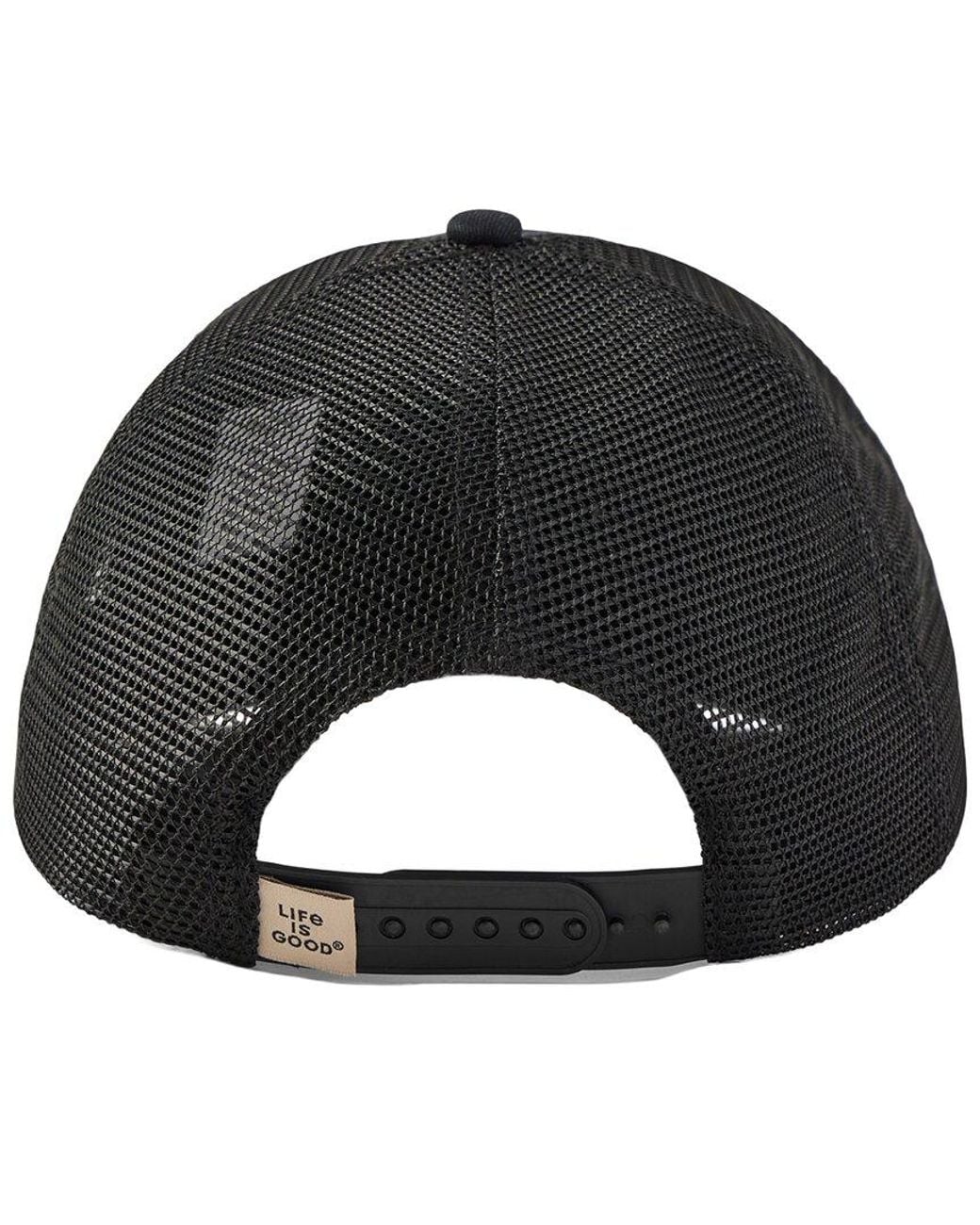 Life Is Good. Blue Trucker Hat for men