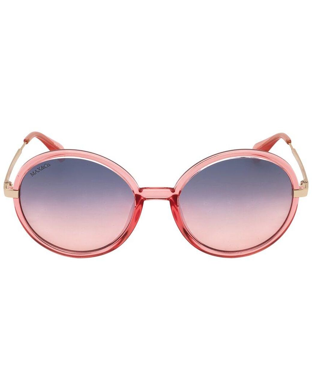 MAX&Co. Pink Max & Co By Max Mara Mo0064 55Mm Sunglasses