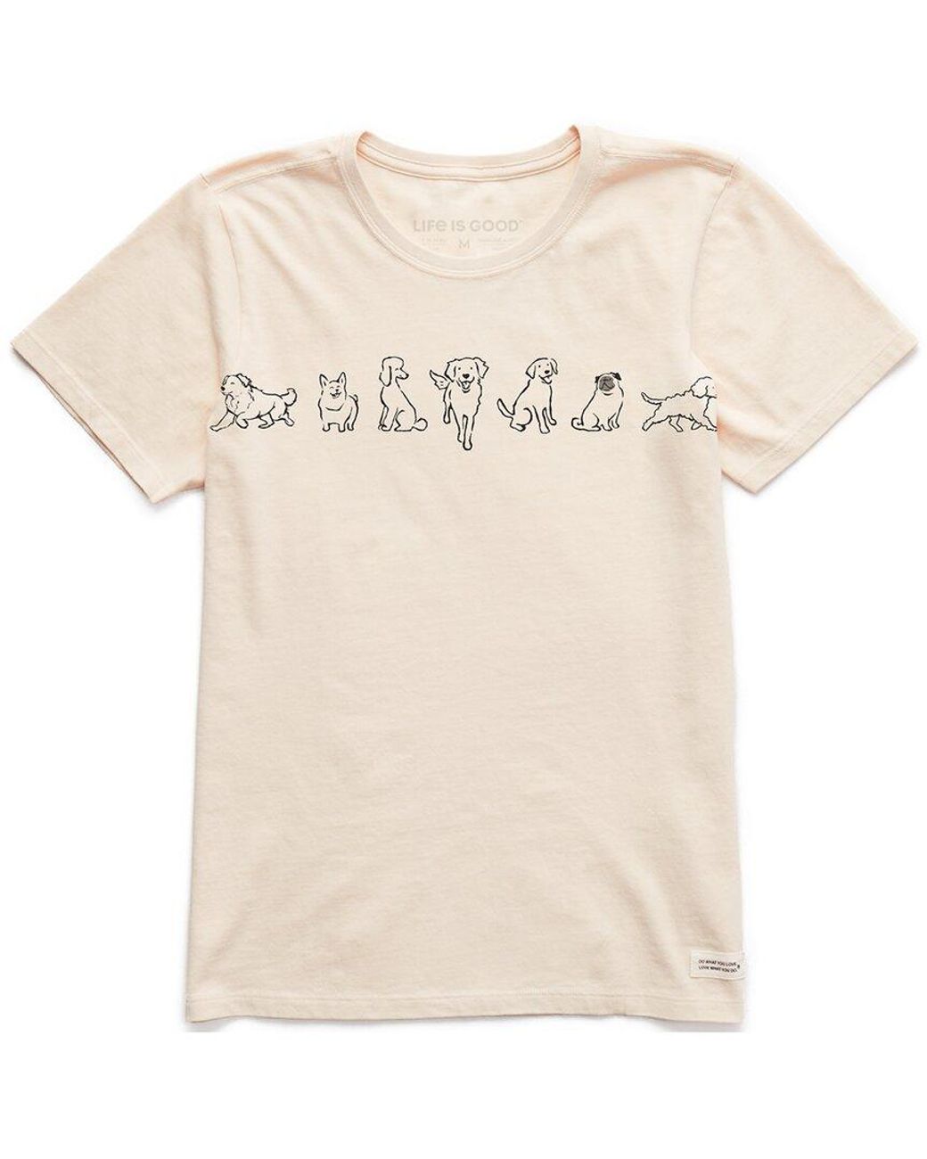 Life Is Good. Natural Crusher T-Shirt