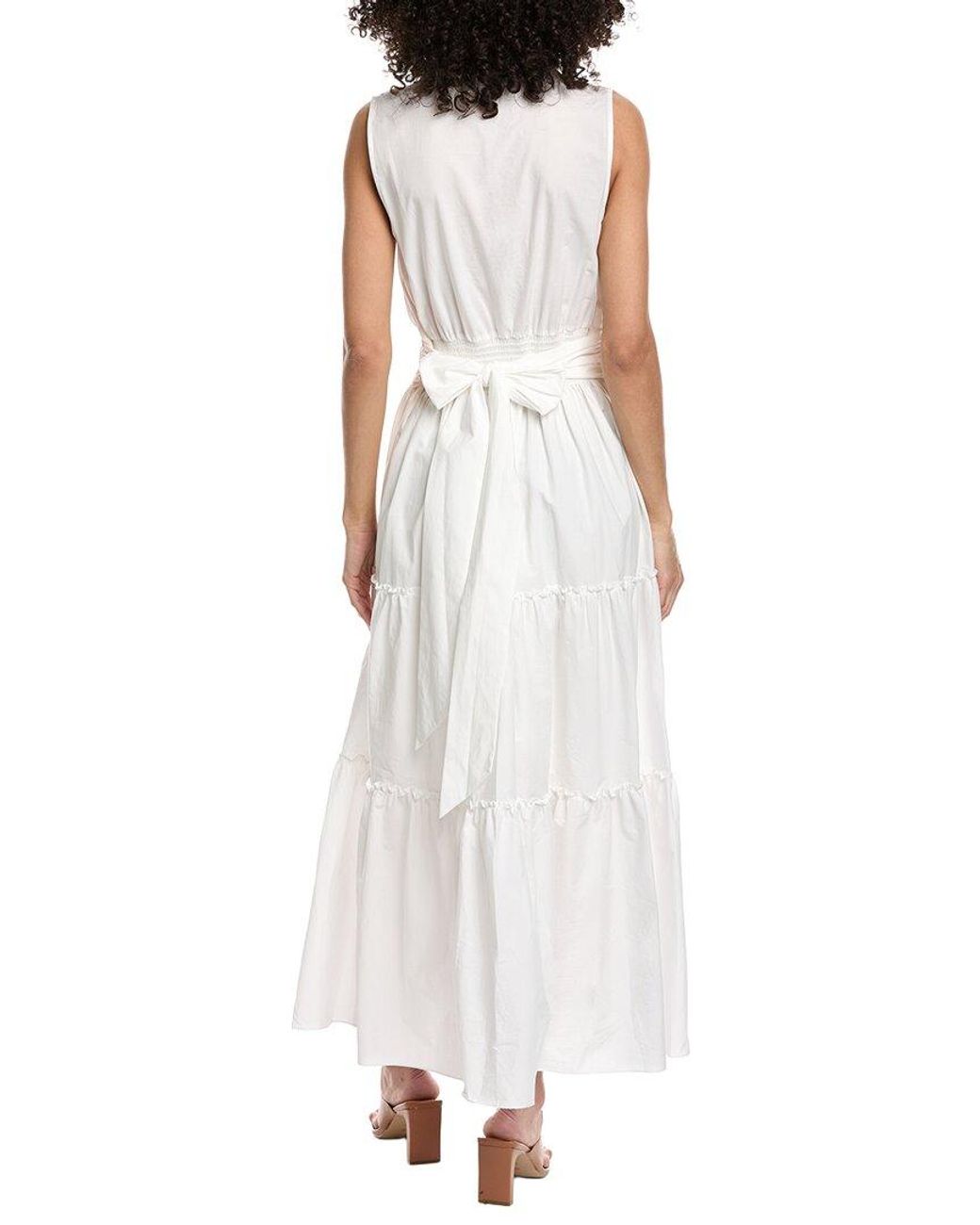Ramy Brook White Maple Maxi Dress