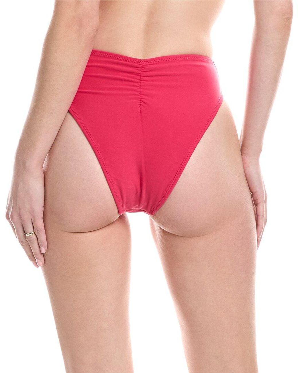 Montce Pink Paula Tie-Up Bikini Bottom