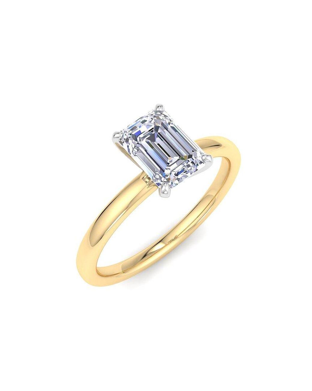 SuperJeweler White 14K 1.00 Ct. Tw. Lab-Grown Diamond Ring