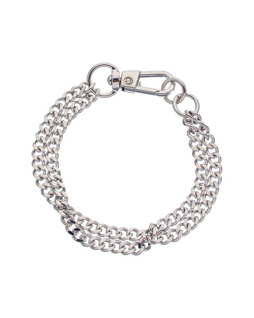 Juvell Metallic 18k Plated Cz Link Bracelet