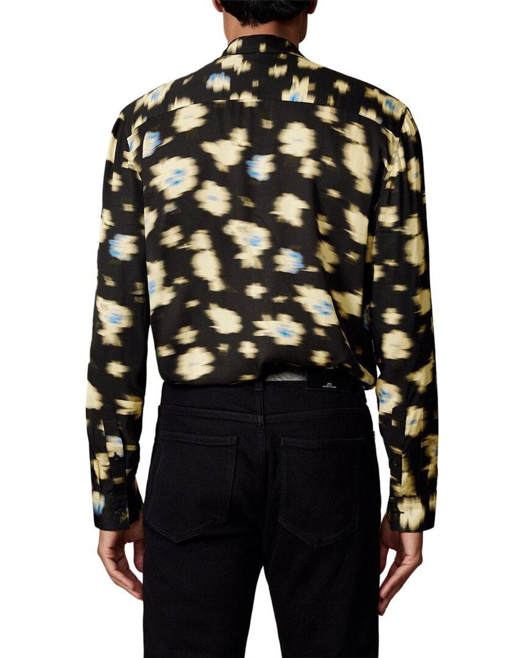 Reiss Black Petal Casual Shirt for men