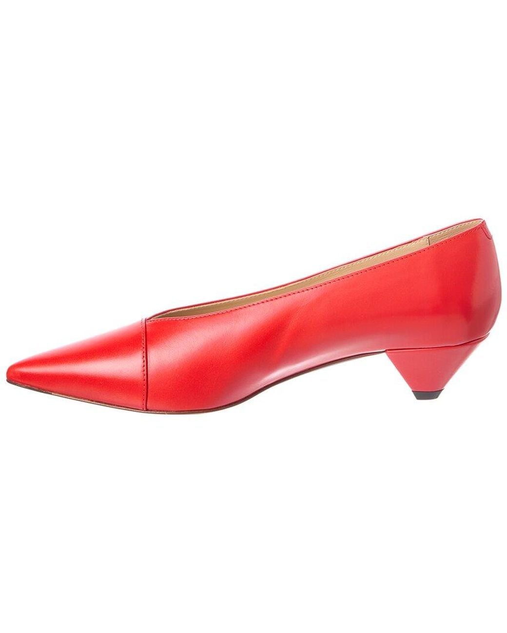 Tod's Red Leather Pump