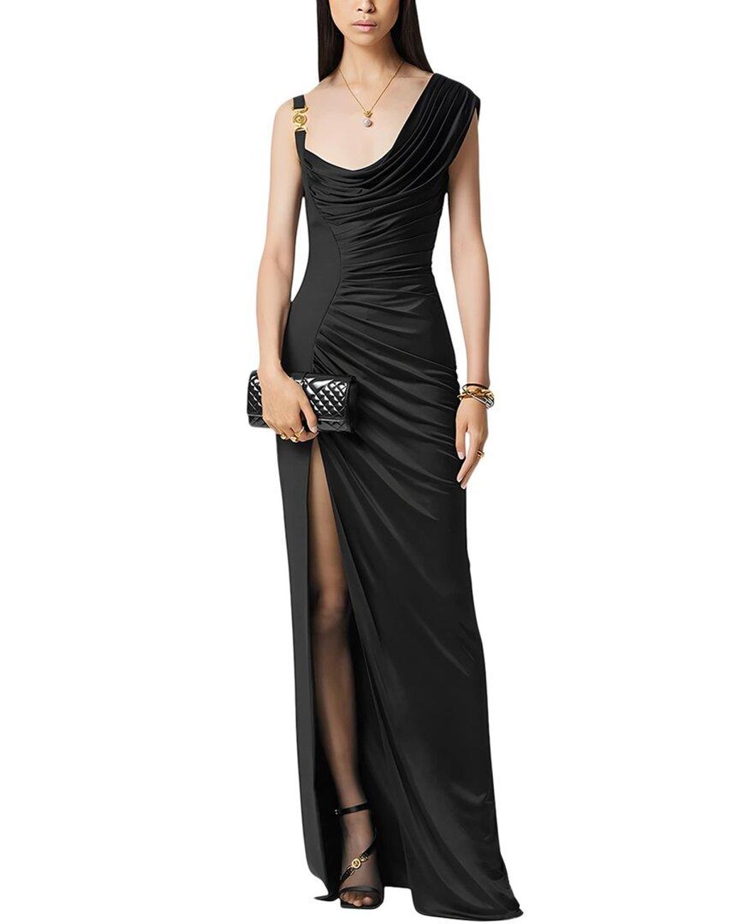 MIRA RICHI Maxi Dress in Black | Lyst