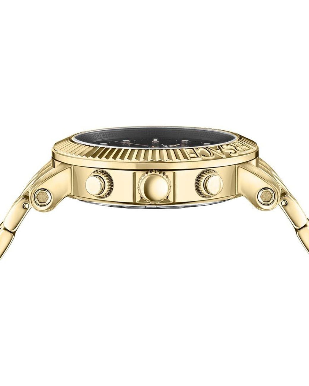 Versace Metallic Watch for men